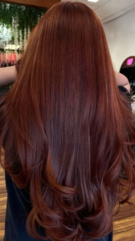 Auburn Gold Hair, Cool Tone Red Brown Hair, Chilli Chocolate Hair Colour, Copper Hair Lowlights, Copper Brown Hair Dark, Dark Ginger Red Hair, Warm Tone Red Hair, Red Tone Hair, Hair For Warm Skin Tone