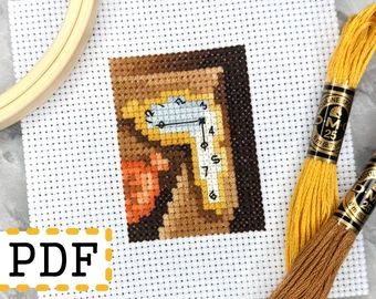 CrossStitchByNarnie | Etsy History Cross Stitch, Cross Stitch One Piece, Painting Pixel Art, Cross Stitch Art Pattern, Mini Art Cross Stitch, Small Cross Stitch Patterns, Mini Cross Stitch Patterns, Stitch Pokemon, Art Cross Stitch Patterns