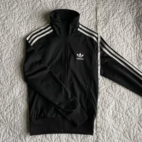 Adidas Women's Track Zip Up Jacket Black Adidas Track Jacket, Adidas Zip Up Outfit, Black Adidas Tracksuit, Zip Hoodie Outfit, Adidas Aesthetic, Adidas Clothes, Adidas Store, Adidas Zip Up, Adidas Tracksuit