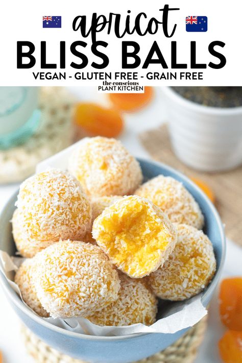 Conscious Plant Kitchen, Clean Eating Snack Recipes, Plant Diet, Xmas Recipes, Dried Peaches, Ball Recipes, Preworkout Snack, Plant Kitchen, Healthy Sweet Treats