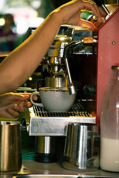 Coffee Shop Worker Aesthetic, Customer Service Aesthetic, Coffee Making Aesthetic, Making Coffee Aesthetic, Cafe Worker Aesthetic, Coffee Work Aesthetic, Cafe Worker, Worker Aesthetic, Diy Kombucha