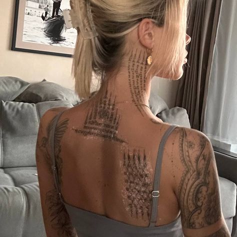 Russian Inspired Tattoos, Innerbloom Tattoo, Thai Tattoos For Women, Russian Tattoo Ideas, Thai Tattoo Designs, Thai Style Tattoo, Aaron Core, Russian Tattoos, Grandfather Tattoo