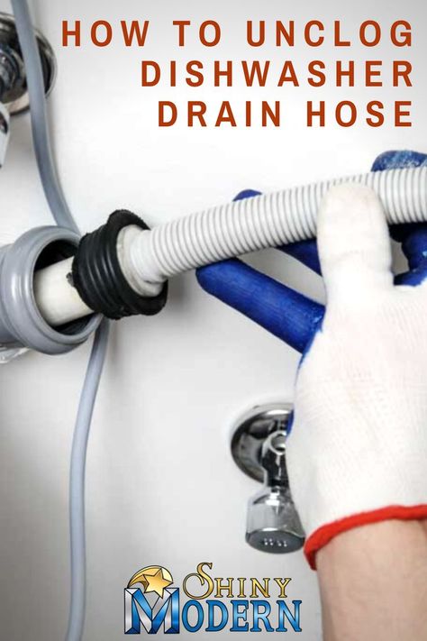 How To Clean Dishwasher Drain, Clogged Dishwasher Drain, Dishwasher Not Cleaning Well, Unclog Dishwasher, Clogged Dishwasher, Diy Dishwasher Cleaner, Dishwasher Not Draining, Dishwasher Drain Hose, Maytag Dishwasher