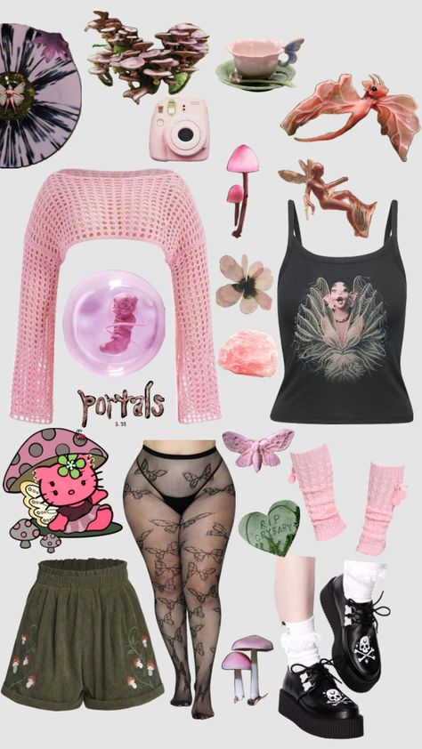 Melanie Martinez Outfit Ideas, Melanie Martinez Inspired Outfits, Concert Oufit, Fairy Core Outfits, Melanie Martinez Outfits, Melanie Martinez Concert, Grunge Fits, Melanie Martinez Drawings, Interesting Outfits