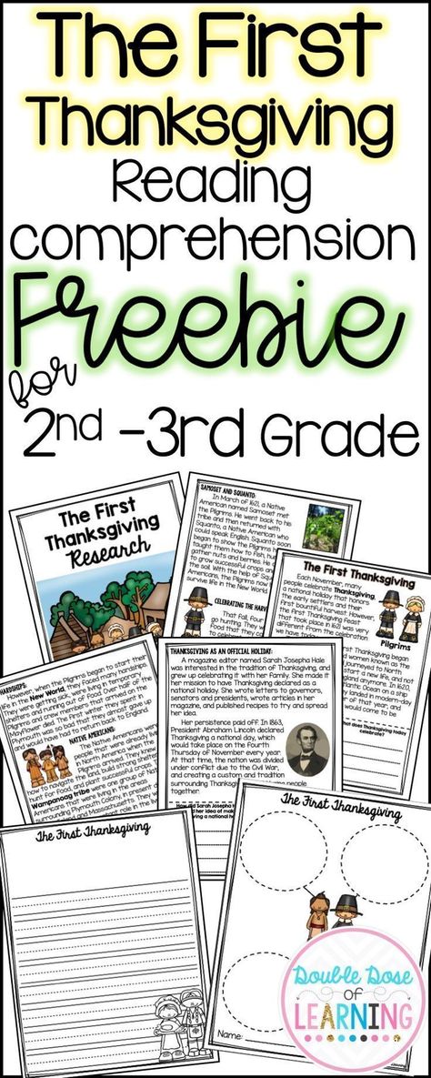 Free First Thanksgiving Reading comprehension workbook, writing page, graphic organizers, get the gist and more! For second grade and third grade! #thanksgiving #free Thanksgiving Reading Comprehension, Thanksgiving Readings, The First Thanksgiving, Writing Page, Thanksgiving Lessons, Thanksgiving School, Thanksgiving Writing, Thanksgiving Classroom, Amigurumi For Beginners