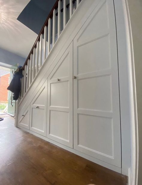 under stairs storage Understairs Cupboard Ideas, Understairs Cupboard, Under Stairs Cupboard Storage, Storage Under Staircase, Under Stairs Dog House, Understair Storage, Hall Ways Ideas, Under Stairs Storage, Cupboard Ideas