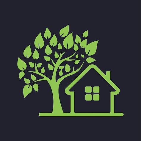 House Logo Design Ideas, House Logo Icon, Bio Logo, Abstract People, Tree People, House Logo Design, Life Logo, Heaven Art, People Tree