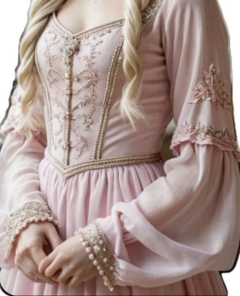 Pink Medieval Dress, Westeros Fashion, Viserys Targaryen, Reign Dresses, Theme Dress, Royal Dresses, Fantasy Dresses, Effortlessly Chic Outfits, Medieval Dress