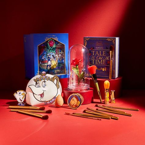 INTRODUCING...The Spectrum x Disney Beauty and the Beast Collection 🥀 The collaboration you've all been waiting for 🕰️⁠ ⁠Launching… | Instagram Mrs Potts Makeup, Spectrum Collections, Mrs Potts, Disney Belle, Disney Makeup, Get Glam, Enchanted Rose, Tale As Old As Time, Kabuki Brush