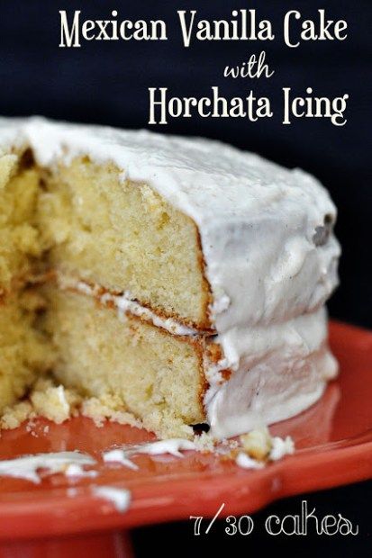 Cake #7: Mexican Vanilla Cake w/ Horchata Icing - Real life, on purpose. Mexican Cakes, Mexican Vanilla, Homemade Wedding Cake, Mexican Cake, Hispanic Recipes, Torte Cupcake, Mexican Dessert, Coconut Cake, Halloween Desserts