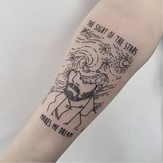 Vincent Van Gogh Tattoo, Van Gogh Tattoos, Van Gogh Tattoo, Tatto Sleeve, Art Literature, Forearm Tattoo Design, Van Gogh Art, Tattoo Designs And Meanings, Tattoo Sleeve