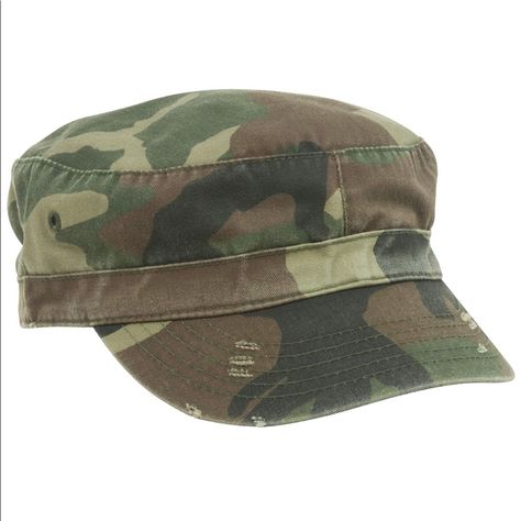 Accessorize Your Casual Outfit With This Cute Cadet Hat. The Cadet Style Construction Is Stylish And Will Make A Great Addition To Your Hat Collection. The Pre-Curved Offers Protection From The Sun And Will Shield Your Eyes From The Harsh Sun Rays. Army Hats, Ny Hat, Black Wool Hat, Cadet Hat, White Baseball Cap, Camo Hat, Army Hat, Fisherman's Hat, Army Camo