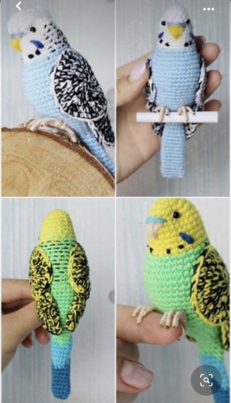 Crocheted Birds, Crochet Bird, Crochet Bird Patterns, Big Birds, Crochet Geek, Crochet Birds, Pola Amigurumi, Crochet Animals Free Patterns, Free Scarf