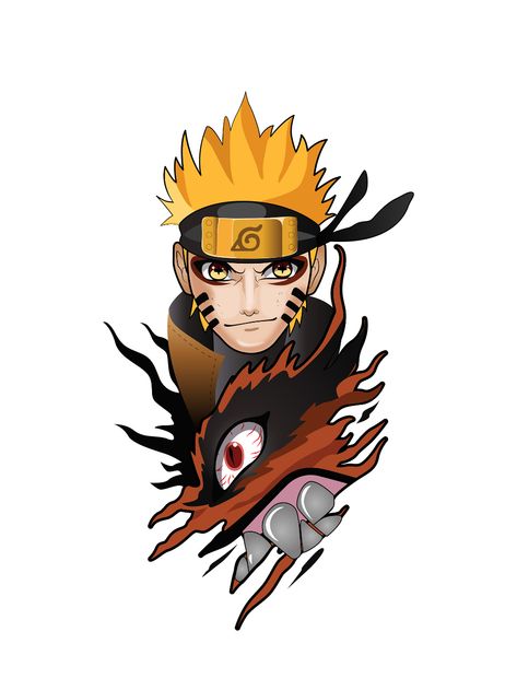 Naruto Tshirt Print Design, Naruto Uzumaki Sticker, Naruto Tshirt Designs, Naruto Shirt Design, Naruto Tattoo Design, Naruto Designs, Naruto Stickers, Naruto Tshirt, Cartoon Naruto