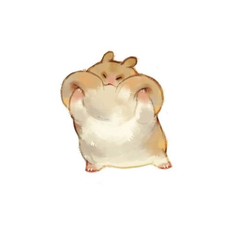 Cute Hamster Illustration, Hamster Illustration Cute, Hamster Drawing Cute, Funny Animals Drawing, Hamster Doodle, Animal Cute Drawing, Random Cute Drawings, Cute Art Animals, Funny Animal Drawings