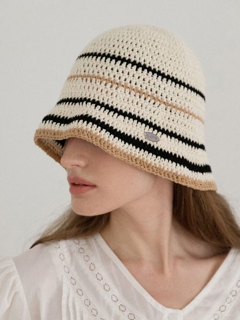 Editor's NoteSlowlyslowly finds the balance between timeless tradition and fast trends.- Stripe crochet bucket hat tightly woven with 100% cotton yarn- Made with a cool stripe pattern by mixing modern colored cotton yarn- 100% organic cotton material- Washing machine available (Not for dryer).- Slow Slowly Fruits Bucket Hat is made of 100% handmadeMeasurements (in.)- Brim Width: 13.39 in.- Height: 9.45 in.- Head Girth: 21.65 in. ~ 22.83 in.*It is made with a hand-knitted technique of 100% solid Crochet Korean, Stripe Crochet, Cat Beanie, Crochet Bucket, Crochet Bucket Hat, Crochet Animal Patterns, Crochet Hat Pattern, The Balance, Crochet Basics