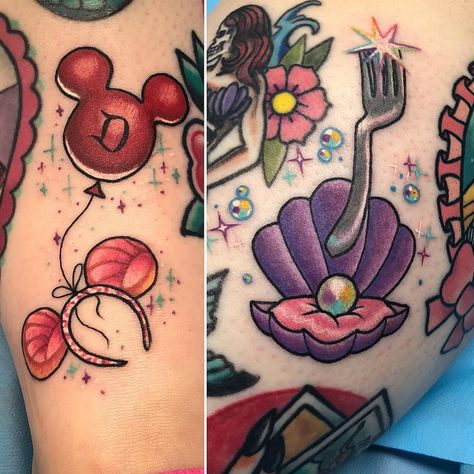 🎠✨ 𝕸𝖊𝖗𝖗𝖞 𝕾𝖔𝖚𝖑 ✨🎠 (@merry.soul.tattoos) • Instagram photos and videos Disney Tattoo Filler Ideas, Disney Food Tattoo, Tiny Disney Tattoo, Gap Filler Tattoo, Filler Tattoo, Tattoos Instagram, Filler Ideas, Disney Sleeve, Disney Fireworks