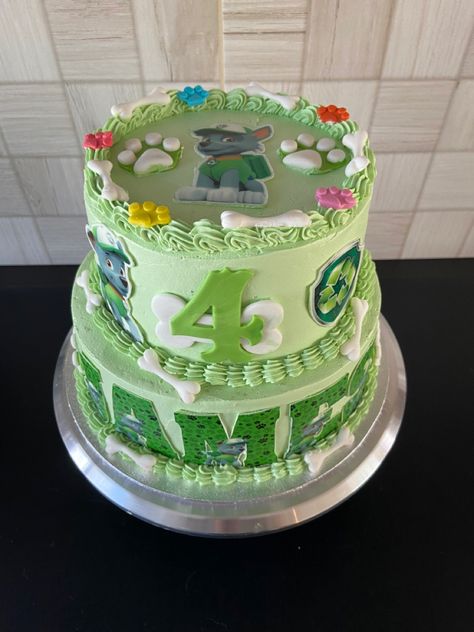 Paw Patrol Rocky Cake, Paw Patrol Cake Rocky, Paw Patrol Cake Girly Sky, Skye Paw Patrol Cake 3rd Birthday, Pastel Skye Paw Patrol, Rocky Birthday Cake Paw Patrol, Paw Patrol Liberty Cake, Paw Patrol Rocky, Paw Patrol Cake