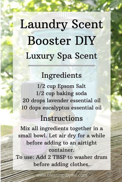 Scent Booster Diy, Laundry Scent Booster, Diy Luxury, Laundry Scent Boosters, Homemade Cleaning Supplies, Essential Oil Diffuser Blends Recipes, Laundry Scents, Homemade Laundry, Scent Booster