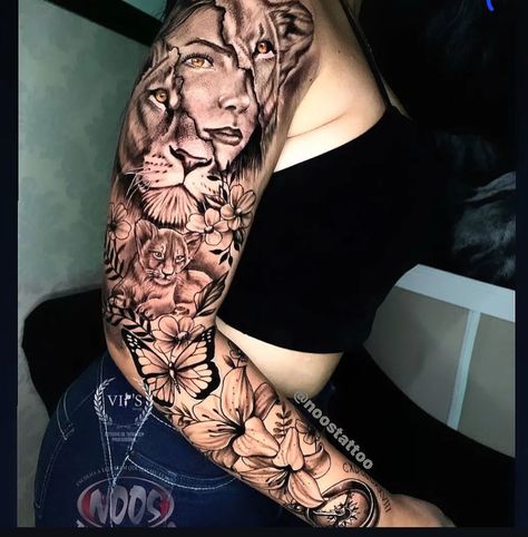 Tattoo Ideas Female Half Sleeve Arm, Back Tattoo Women Spine, Chicano Tattoos Sleeve, Arm Sleeve Tattoos For Women, Wolf Tattoo Sleeve, Feminine Tattoo Sleeves, Forarm Tattoos, Tattoos For Women Half Sleeve, Hip Tattoos Women