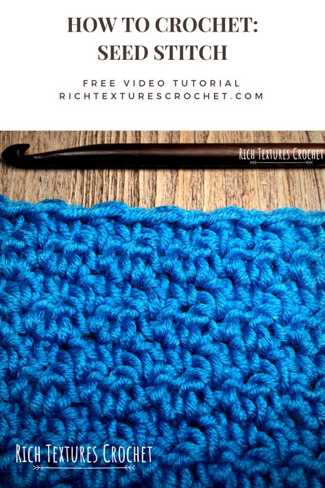 Crochet Seed Stitch Pattern, Seed Crochet Stitch, Crochet Seed Stitch Blanket, Seed Stitch Crochet, Seed Stitch Blanket, Crochet Seed Stitch, Crocheted Shawls, Crochet Granny Square Tutorial, Friends Crochet