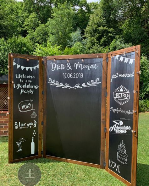 Chalkboard Backdrop, Market Photo, Bridal Backdrops, Large Chalkboard, Backdrop Wedding, Chalkboard Wedding, Night Market, Photo Op, Christmas 2024