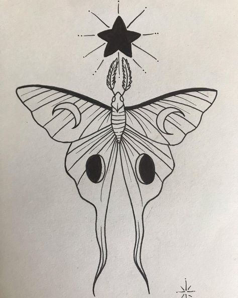 #lunamoth #luna #moth #mothtattoo #mothdesign #mothart #mothdrawing #drawing #drawings #art #artist #artwork #tattoo #tattoos #star #stardrawing #startattoo #tattooart #tattooartist #tattooartwork #tattoosketch #fairy #fairycore #fairycoreaesthetic #fairycoretattoo #fae #faerie #faeriecore #fairycoregrunge #pen #pendrawing #whimsical #whimsicalart #whimsicalartist Fairy Core Drawing Ideas, Luna Moth Line Art, Luna Moth Drawing, Moth Line Art, Moth Silhouette, Fairycore Tattoo, Luna Moth Design, Faerie Core, Moth Drawing