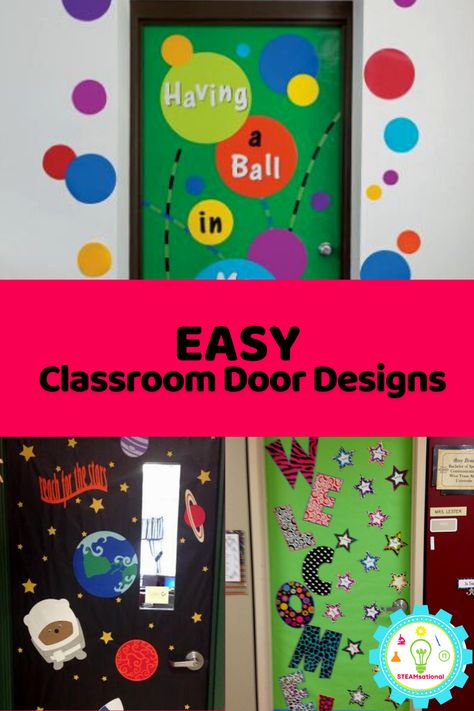 Super Easy Classroom Door Decorations Anyone Can Make! Fun Classroom Door Decorations, Easy School Door Decorations, Classroom Door Ideas Prek, Door Decorations Classroom Literacy Week, Easy Door Decorations Classroom Simple, Welcome Back To School Door Ideas Preschool, Prek Door Ideas, Simple Classroom Door Ideas, Pre K Door