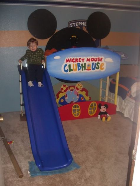 Bunk Beds For Toddler Boys | ... made Mickey Mouse Clubhouse toddler bunk bed on Craigslist for $500 Mickey Mouse Clubhouse Bedroom, Mickey Bedroom, Toddler Bunk Bed, Mickey Room, Disney Themed Bedrooms, Toddler Bedroom Sets, Mickey Mouse Room, Mickey Mouse Bedroom, Minnie Mouse Clubhouse