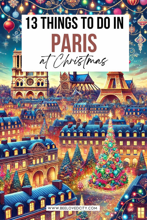 Visiting Paris in December? Here are all the best things to do in Paris at Christmas. Best things to do in Paris at Christmas | What to do in Paris in December | Visiting paris in winter | Paris travel guide | Paris winter guide | Best places to visit in Paris at Christmas | Paris winter outfits Paris In Christmas Winter, Paris Christmas Markets, December In Paris, Paris At Christmas Time, What To Do In Paris France, Paris In December Outfits, Paris Christmas Aesthetic, Paris In Christmas, Christmas In Paris Aesthetic