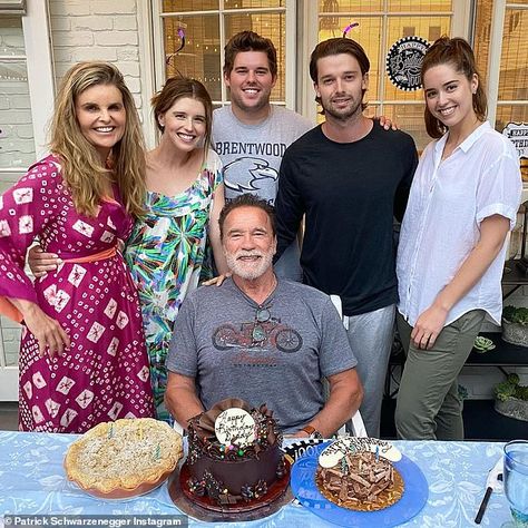 Arnold Schwarzenegger Family, Christopher Schwarzenegger, Schwarzenegger Son, Birthday Pops, Patrick Schwarzenegger, Katherine Schwarzenegger, Maria Shriver, Four Kids