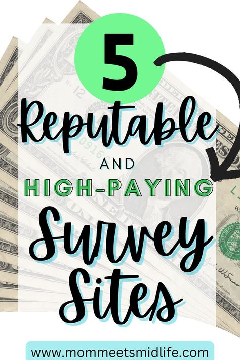 5 reputable and high paying survey sites Sites To Make Money, Online Surveys For Money, Earn Free Money, Surveys For Money, Make Money At Home, Youtube Comments, Easy Money Online, Survey Sites, Mom Jobs