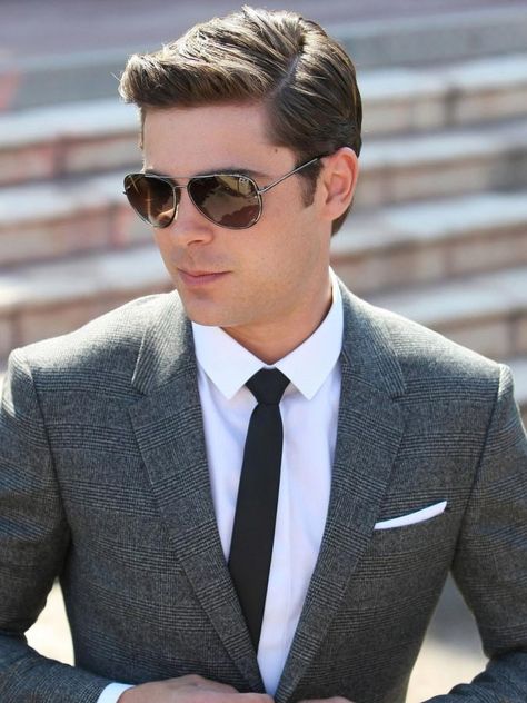 Longer Ivy 

 #haircuts #hairstyle #barbers White Pocket Square, Style Gentleman, A Man In A Suit, Man In A Suit, Male Clothes, Ray Ban Wayfarer, Ray Ban Aviator, Business Hairstyles, Elegante Casual