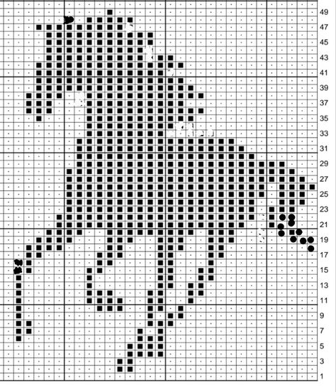 Horse Pattern Knitting, Horse Knitting Chart, Horse Sweater Knitting Pattern, Cross Stitch Horse Pattern Free, Horse Knitting Pattern, Pixel Horse, Intarsia Knitting Charts, Cross Stitch Horse, Finger Knitting Projects