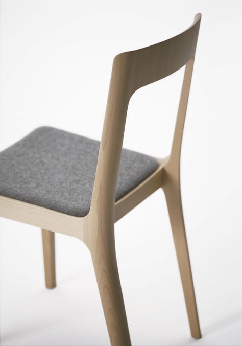 Naoto Fukasawa Hiroshima Chair Naoto Fukasawa, Chair Design Modern, Small Chair, Design Apartment, Furniture Details, Armless Chair, Hiroshima, Furniture Inspiration, Wood Kitchen