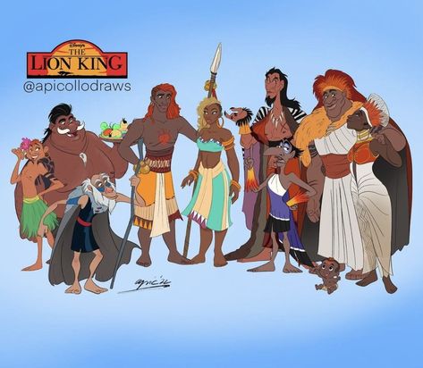 Disney Animals As Humans, Animals As Humans, Disney Characters As Humans, The Lion King Characters, Lion Kings, Humanized Disney, Kimba The White Lion, World Lion Day, Iconic Movie Characters