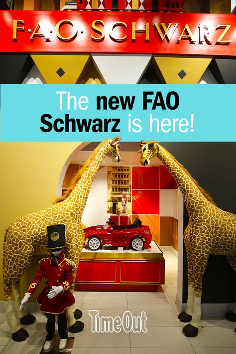 NYC's new FAO Schwarz just opened in Rockefeller Center. Here are 9 things you can expect from the toy store. Fao Schwarz Nyc Toy Store, Fao Schwarz Nyc, Faora Ul, Things To Do Inside, Nyc Christmas, York Travel, Fao Schwarz, City Road, Rockefeller Center