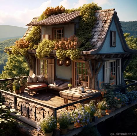 Story Book Cottage House, Cute Cozy House Exterior, Cozy House Aesthetic Exterior, Casey Core, House Reference, Fantasy Cottage, Dutch Architecture, Storybook House, Magical House