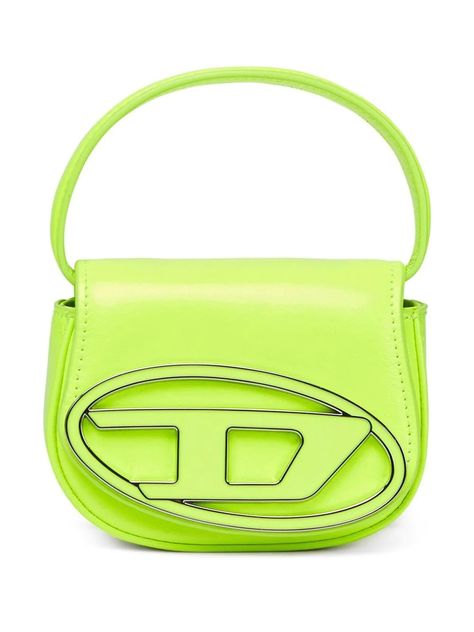 Diesel logo-plaque Mini Bag - Farfetch Diesel Logo, Woman Bag, Walker Shoes, Leather Label, Pretty Bags, Leather Silver, Swim Accessories, Cute Bags, Environmental Impact