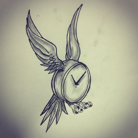 Time flies tattoo sketch by - Ranz Time Flies Drawing, Time Flies Tattoo Ideas, Flies Drawing, Time Flies Tattoo, Flies Tattoo, Fly Sketch, Geometric Arrow Tattoo, Memory Tattoos, Fly Drawing