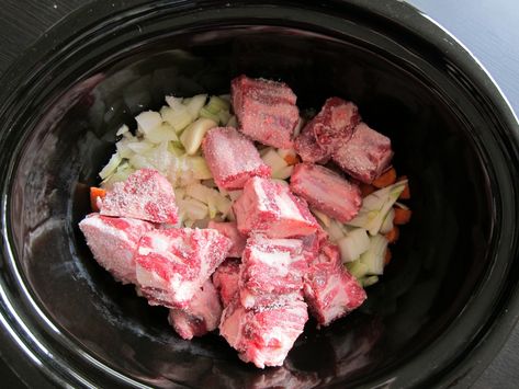 Oxtail Bone Broth Recipe, Ox Tails Crockpot, Oxtail Broth, Oxtail Bone Broth, Crock Pot Bone Broth, Oxtail Slow Cooker, Slow Cooker Oxtail, Beef Oxtail, Chinese Soups