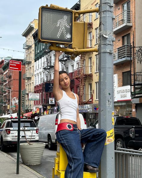 @hannahmcdevitt_ for @ameliaadesigns ❤️ City Fashion Shoot, New York Photoshoot, Nyc Photoshoot, Chinatown Nyc, Nyc Model, Photoshoot Themes, Photoshoot Concept, Outfit Aesthetic, Model Fashion