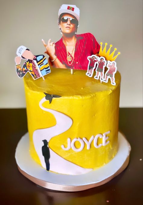 Bruno Mars Birthday Party Ideas, Bruno Mars Birthday, Mars Cake, Birthday Board, Bruno Mars, Saved Items, Custom Cakes, Sweet 16, Mars