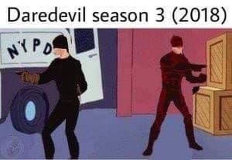 X Men Funny, Daredevil Matt Murdock, Charlie Cox, Comic Company, Matt Murdock, Marvel Daredevil, Team Red, Marvel Stuff, Marvel Jokes