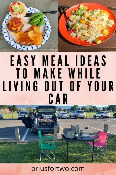 Living Out Of Your Car, Pasta Packet, Easy Meals To Make, Camping Hacks Food, How To Cook Liver, Car Food, Homemade Trail Mix, Meals To Make, Easy Meal Ideas