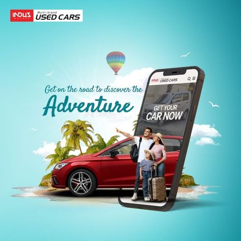 Dream Creative Ads, Creative Advertising Design Ideas, Travel Ads Design, Product Advertisement Poster, Car Creative Ads, Car Post, Car On Road, Product Advertisement, Car Advertisement