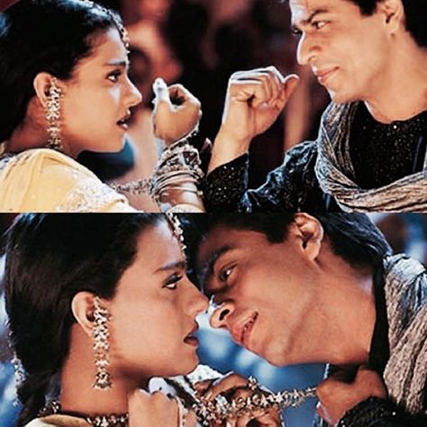 Yeh ladka hai allah from Kabhi Khushi Kabhi Gham. Shahrukh Khan And Kajol, Vintage Bollywood Aesthetic, 90s Bollywood Aesthetic, Desi Love, Indian Couple, Karisma Kapoor, Retro Bollywood, Francisco Lachowski, 90s Bollywood