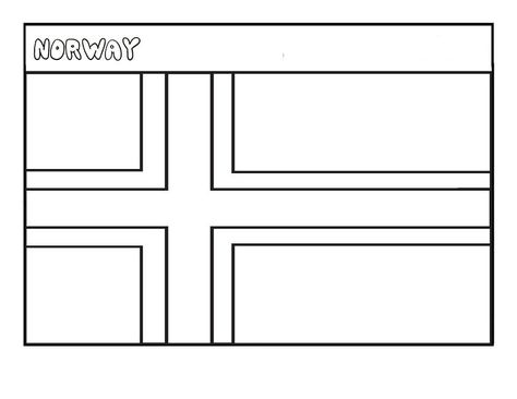 Coloring Pages for Kids and Adults Norway Map, Norway Flag, Famous Buildings, Flag Colors, View Image, Coloring Sheets, Coloring Pages For Kids, Coloring Page, Norway