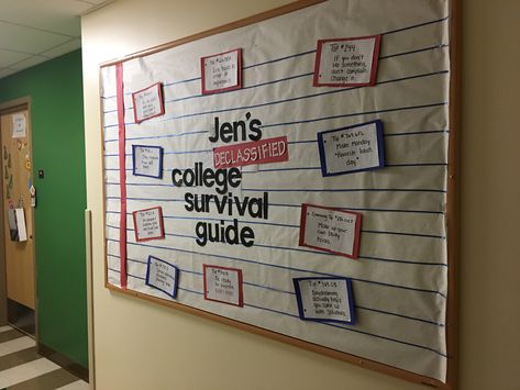 Welcome College Bulletin Boards, Nickelodeon Bulletin Board, Residence Hall Bulletin Boards, Floor Themes Residence Hall, Bulletin Board Ideas For College, Dorm Hall Themes, Ra Hall Themes, Make Notebook, Residence Life Bulletin Boards