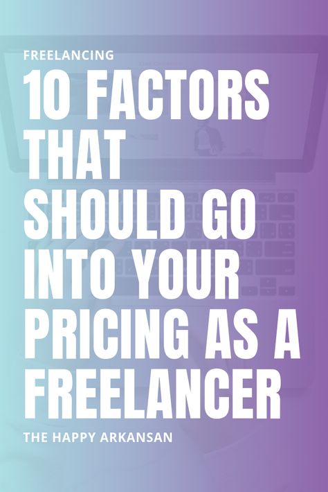 10 Factors That Should Go Into Your Pricing As A Freelancer | Understanding pricing as a freelancer can be frustrating. There is no definitive pricing formula, but there are a ton of factors to consider. Read this blog post for ten things to consider as you are pricing your work as a freelancer. #Freelancing #FreelanceTips #FreelanceAdvice Pricing Formula, Freelance Tips, Writing Portfolio, Social Media Management Services, Virtual Assistant Business, Social Media Schedule, Freelance Business, Writing Blog Posts, Soft Skills